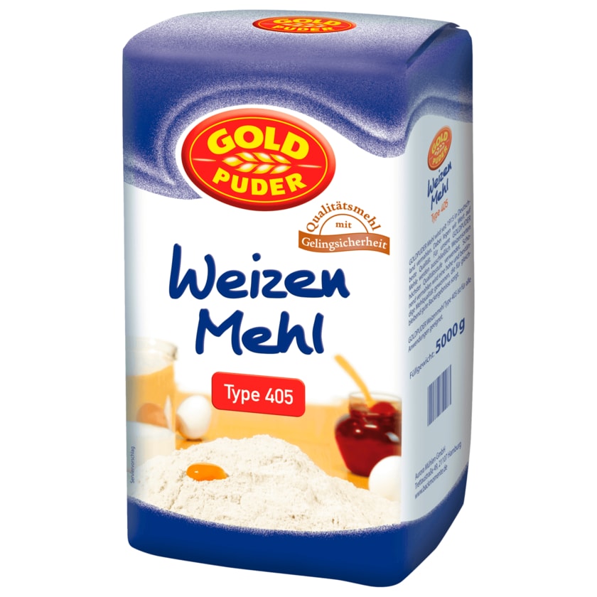 Goldpuder Weizenmehl Typ 405 5kg